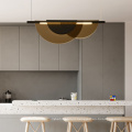 Acrylic Sheet Black Metal Dining Pendant Light